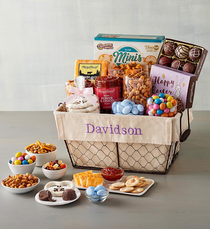 Personalized Easter Treats Gift Basket